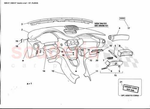 Part Diagram for Maserati 9810016