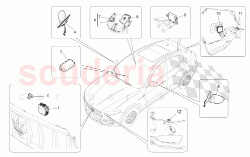 Part Diagram for Maserati 670063009