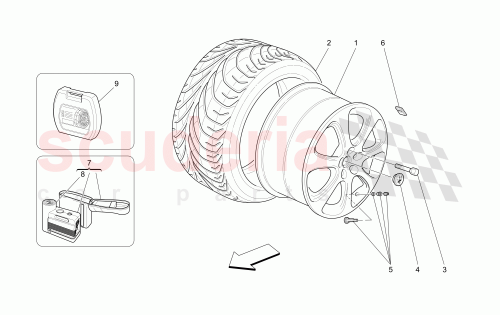 Part Diagram for Maserati 198645