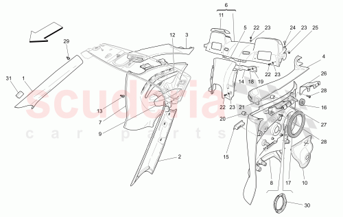 Part Diagram for Maserati 88640833