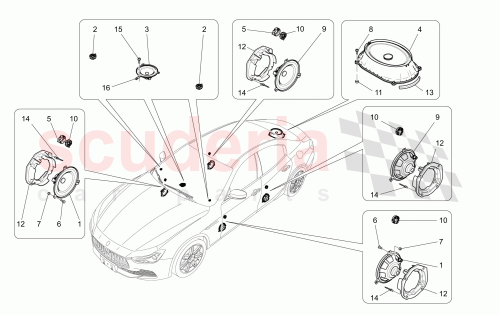 Part Diagram for Maserati 670006570