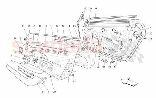 Part Diagram for Maserati 968784908