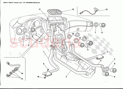 Part Diagram for Maserati 385500005