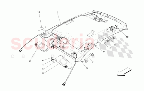 Part Diagram for Maserati 670042883
