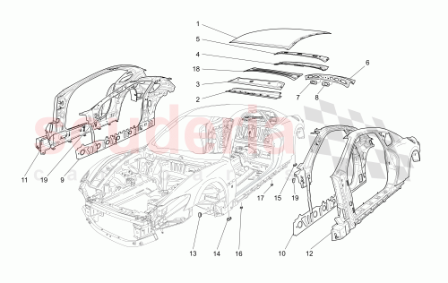 Part Diagram for Maserati 87431400