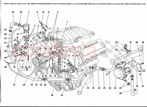 Part Diagram for Maserati 389200471