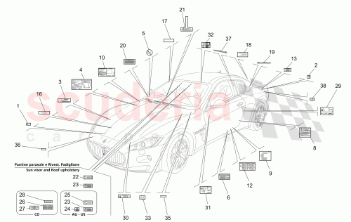 Part Diagram for Maserati 670102655