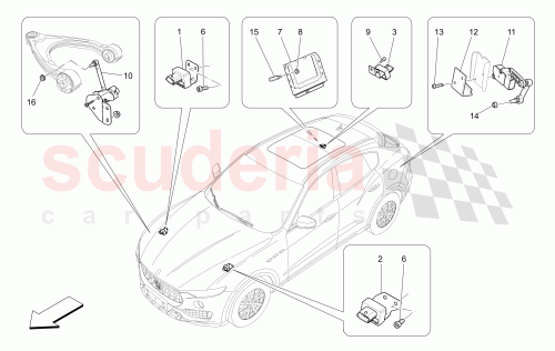 Part Diagram for Maserati 670037526