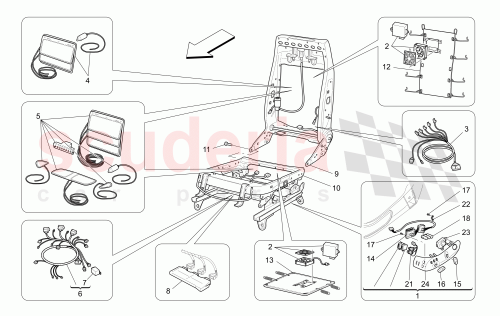 Part Diagram for Maserati 980145096