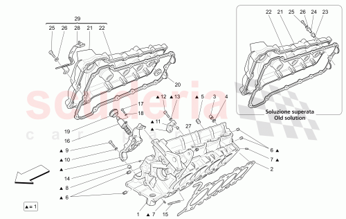 Part Diagram for Maserati 261272