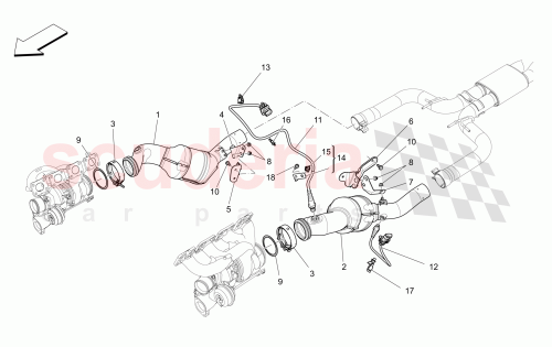 Part Diagram for Maserati 670001493