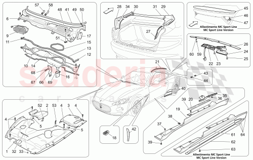 Part Diagram for Maserati 68266100