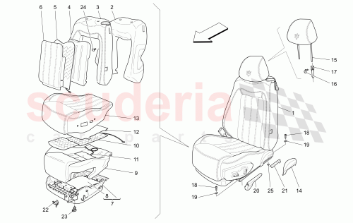 Part Diagram for Maserati 969182807