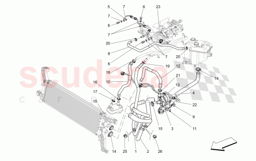 Part Diagram for Maserati 10260960