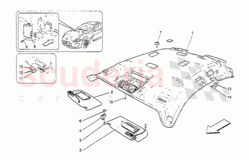 Part Diagram for Maserati 980145172