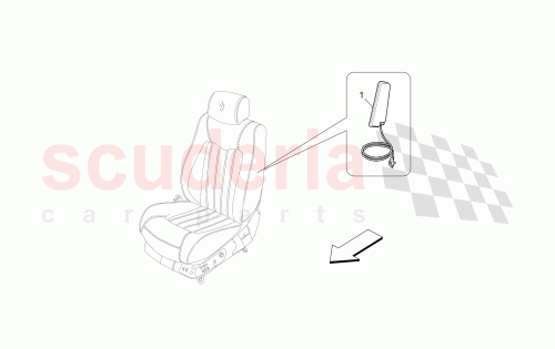Part Diagram for Maserati 69294900