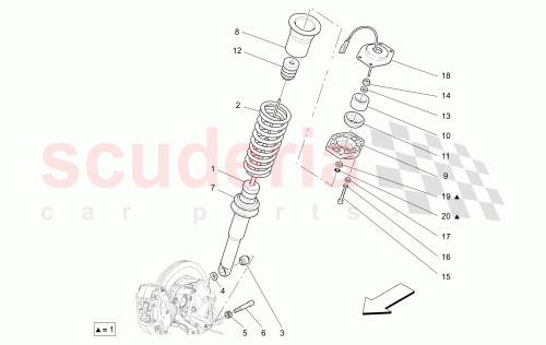 Part Diagram for Maserati 248256