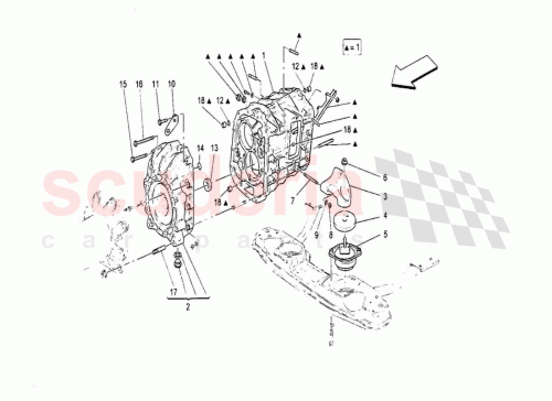 Part Diagram for Maserati 13517224