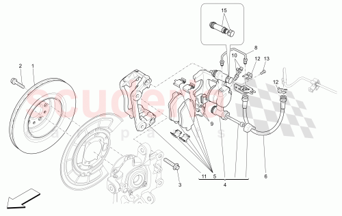 Part Diagram for Maserati 670031446