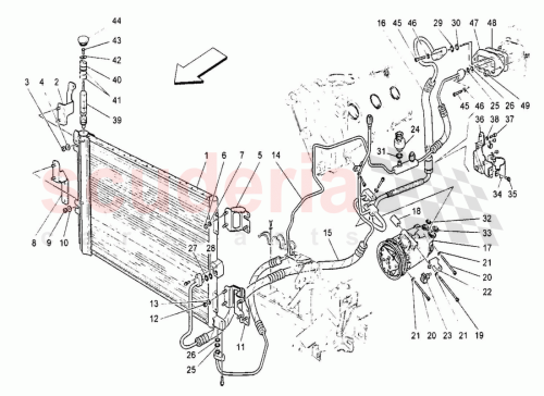 Part Diagram for Maserati 233192