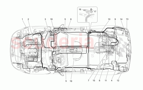 Part Diagram for Maserati 208025
