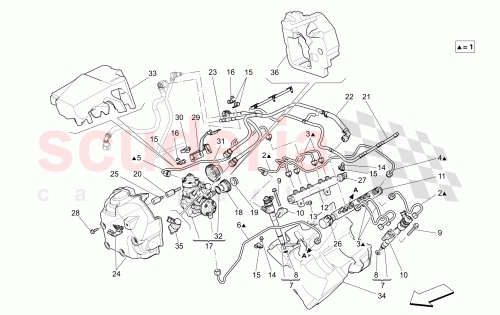 Part Diagram for Maserati 46329356