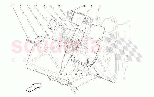 Part Diagram for Maserati 62130300