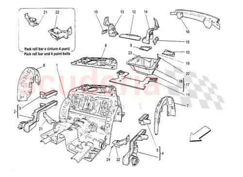 Part Diagram for Maserati 980145053