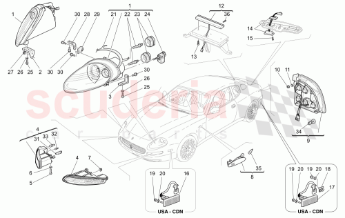 Part Diagram for Maserati 190713035