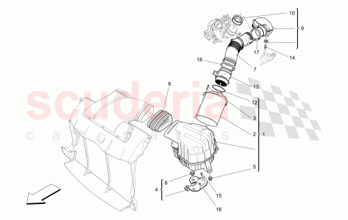 Part Diagram for Maserati 670004604