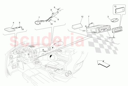 Part Diagram for Maserati 206674