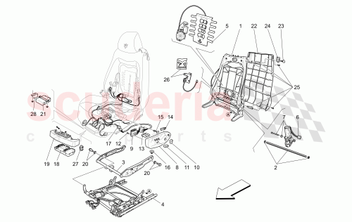 Part Diagram for Maserati 980145120