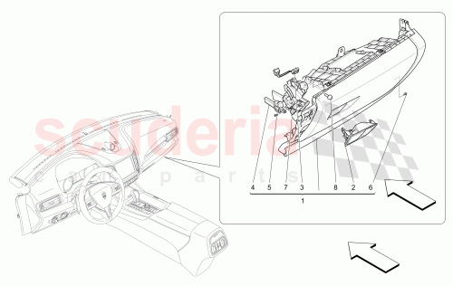 Part Diagram for Maserati 670049167