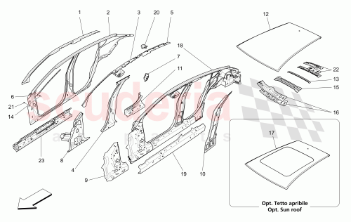 Part Diagram for Maserati 673006982