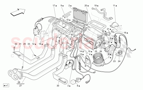 Part Diagram for Maserati 980001201