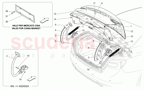 Part Diagram for Maserati 670108335