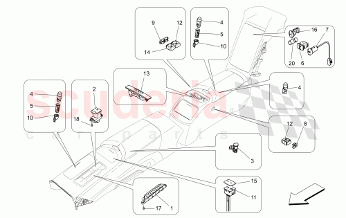 Part Diagram for Maserati 670024071