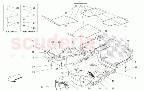 Part Diagram for Maserati 670070070
