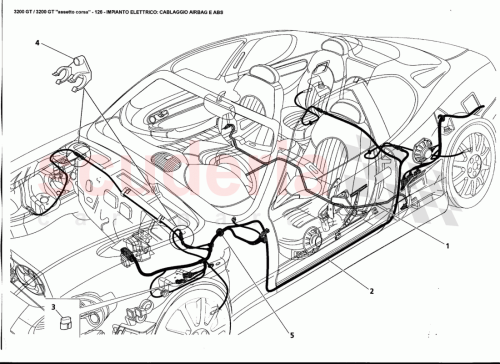 Part Diagram for Maserati 383800110