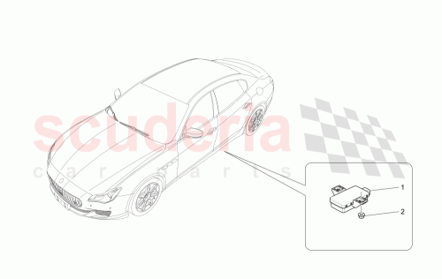 Part Diagram for Maserati 670032509