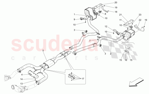 Part Diagram for Maserati 673008298