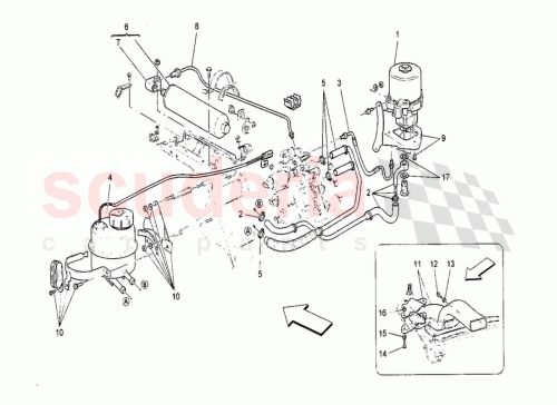 Part Diagram for Maserati 241565