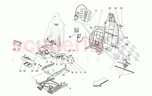 Part Diagram for Maserati 85190332