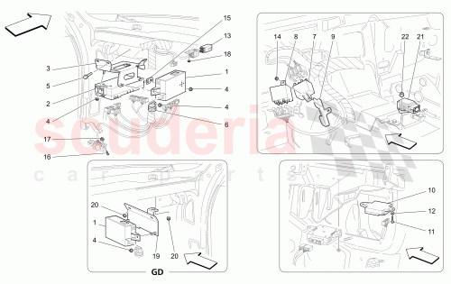 Part Diagram for Maserati 196622