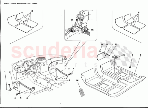 Part Diagram for Maserati 389115502