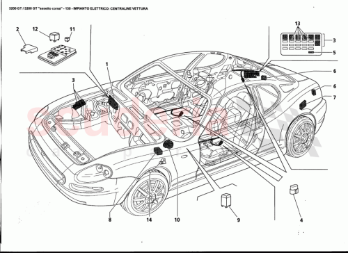 Part Diagram for Maserati 383900104