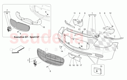 Part Diagram for Maserati 67564900