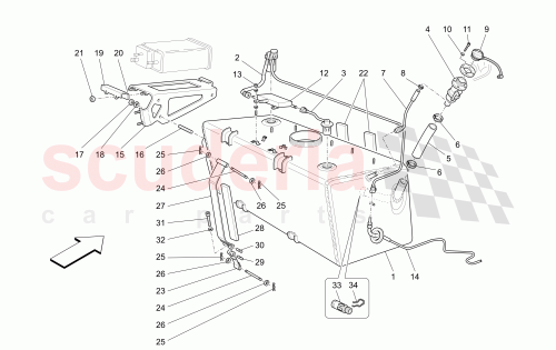 Part Diagram for Maserati 218525