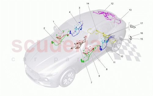 Part Diagram for Maserati 670035123