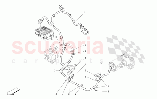 Part Diagram for Maserati 670037014